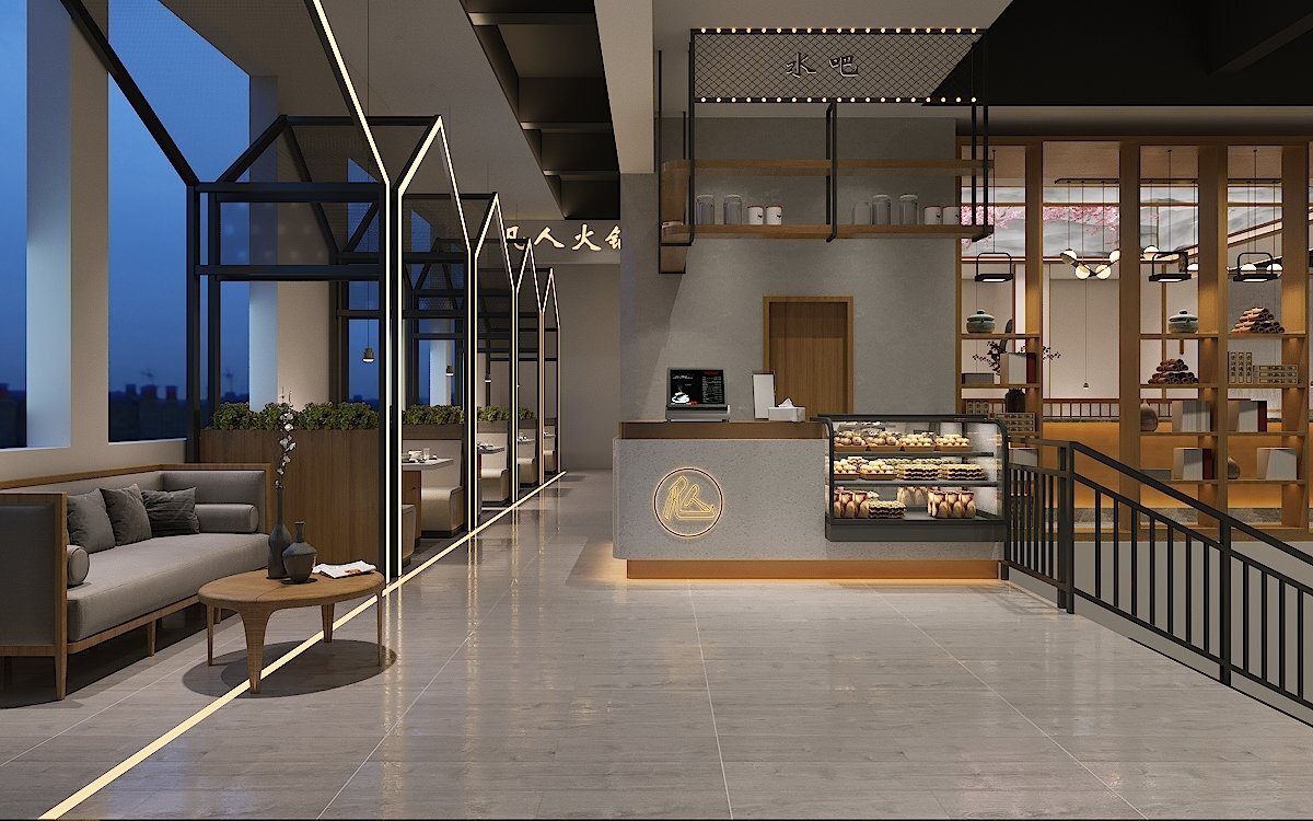 食方舟设计火锅店效果图