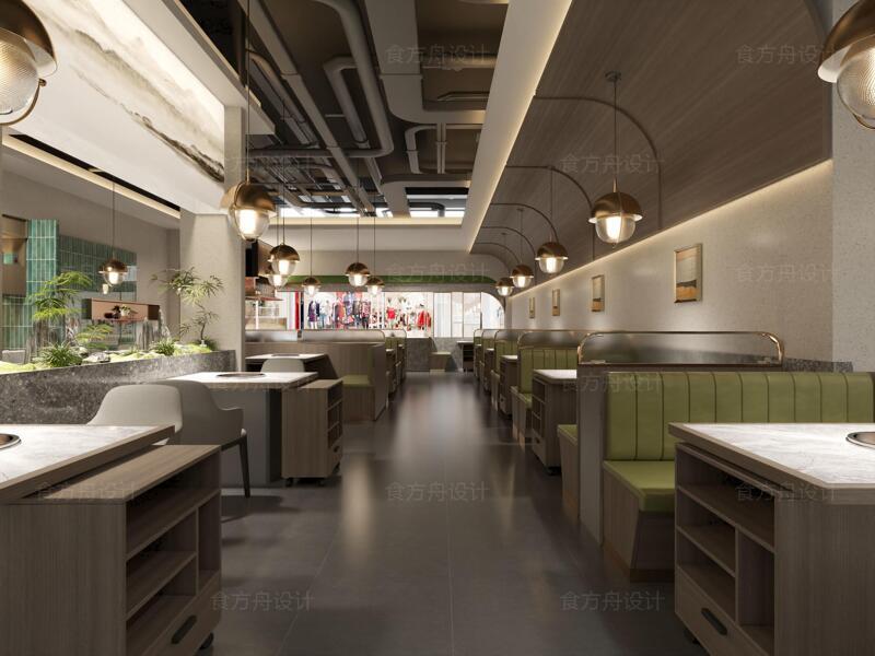 现代轻奢风酸菜鱼火锅店（鲜鱼府）